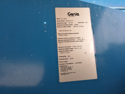 Used 2015 ZX-135 Genie Articulating Boom Lifts North Carolina US | Stack Equipment #1418799