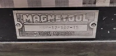 Used MAGNETOOL MSP-12-102-75 Misc Industrial Equipment Kentucky US | Aucto #687001