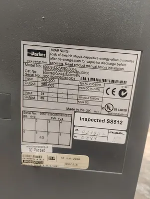 Parker 890CS-532540B0-B00-U Electrical/PLC/Automation | ESS Industrial Equipment Sales (7)