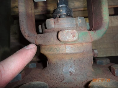 Fisher 4", Class 125, Cast Iron Control Valve
