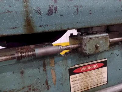 25 TON X 6' WYSONG MODEL #2572 MECHANICAL PRESS BRAKE: STOCK #23464