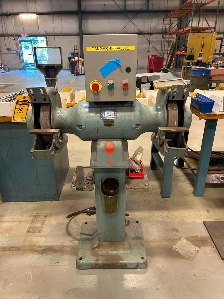 Used _UNKNOWN_ _UNKNOWN_ Pedestal Type Grinders (Double End) Virginia US | Myron Bowling Auctioneers Inc #1553509
