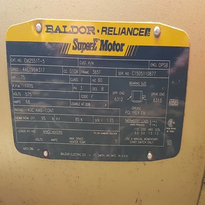 75HP Industrial Blower