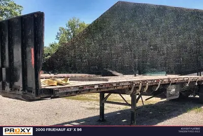 Used 2000 FRUEHAUF 43' X 96 Flatbed Trailers Louisiana US | Proxy Equipment #1377796