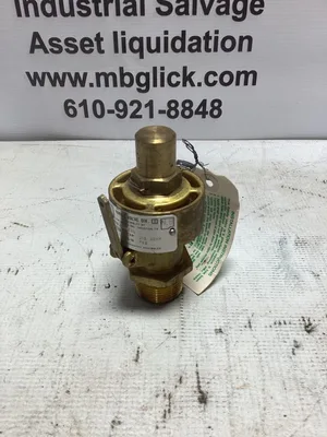 Kunkle 1″ Brass Safety Valve; 0001E01-KC  -NIB