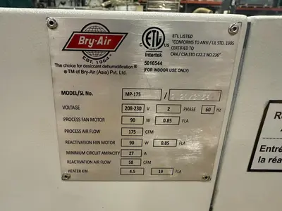 Used _UNKNOWN_ _UNKNOWN_ Dehumidify Desiccant Dryers Pennsylvania US | Global Equipment International, LLC #1434656