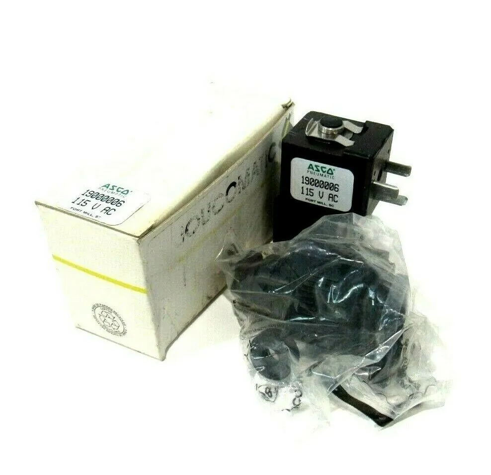 NEW ASCO 19000006 SOLENOID VALVE