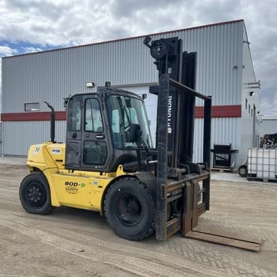 Used 2017 HYUNDAI 80D-9 Internal Combustion Forklifts: Pneumatic Tire Saskatchewan CA | Leavitt Machinery #1443684