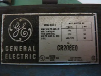 USED GENERAL ELECTRIC CR206EO