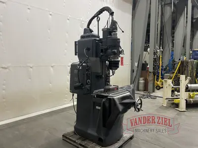 Moore No. 2 Jig Grinder, 19" x 10" T-Slotted Table, Auto Feed, Anilam Wizard 211 2-Axis DRO,  5" x 10" Magnetic Chuck