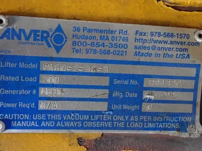Used 1999 ANVER PA602363 Material Handling (misc) Ohio US | HGR 24 #1089471