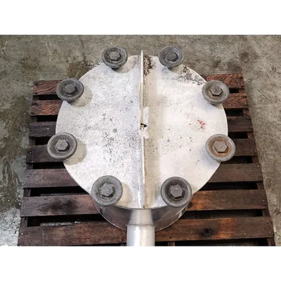 Used 5" Aluminum In Line Absolute Air Filter