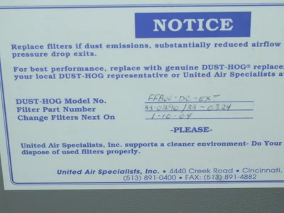 USED DUST FFBW-DC-EXT