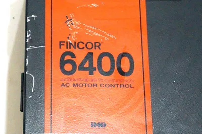 FINCOR 6400 AC MOTOR CONTROL DRIVE 106052301 REV. TM