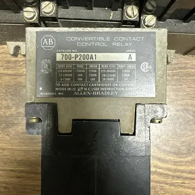 Used ALLEN-BRADLEY 700-P200-A1 Miscellaneous Equipment (Electrical & Power) Ohio US | Surplus Asset Holdings #1243419