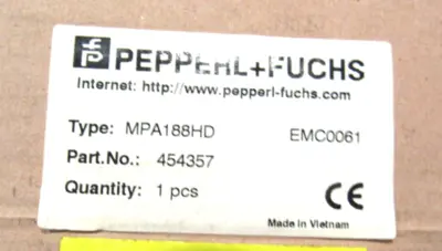 NEW PEPPERL+FUCHS MPA188HD PC BOARD 454357