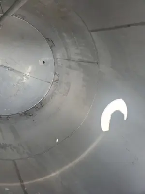 USED 1900 2800 GALLON STAINLESS STEEL TANK