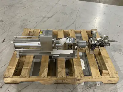 Used Wagner Reinhardt-Technik Vecdos Piston Metering System Head Unit, 150 Dosing Size, 300bar Pump Parts Michigan US | Maverick Industrial Sales #1424647