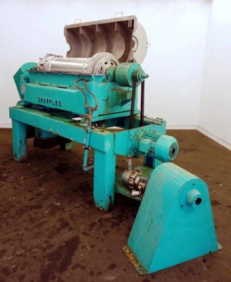 Sharples P3400 (14 x 48) tricanter centrifuge, 316SS.
