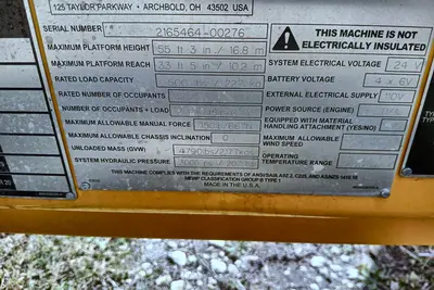 Used 2025 HAULOTTE 5533A Articulating Boom Lifts Florida US | Proxy Equipment #1382971