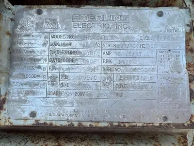 USED STERLING ELECTRIC EHC404FFA