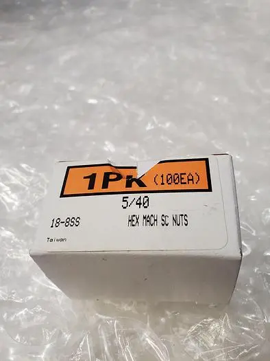 18-8SS HEX MACH SC NUTS 5-40