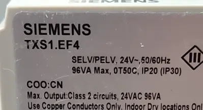 USED Siemens Siemens TXS1.EF4