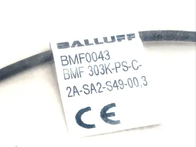 BMF0043, BMF 303K-PS-C-2A-SA2-S49-00,3 | Balluff BMF0043 Magnetic Field Sensor BMF 303K-PS-C-2A-SA2-S49-00,3 - New