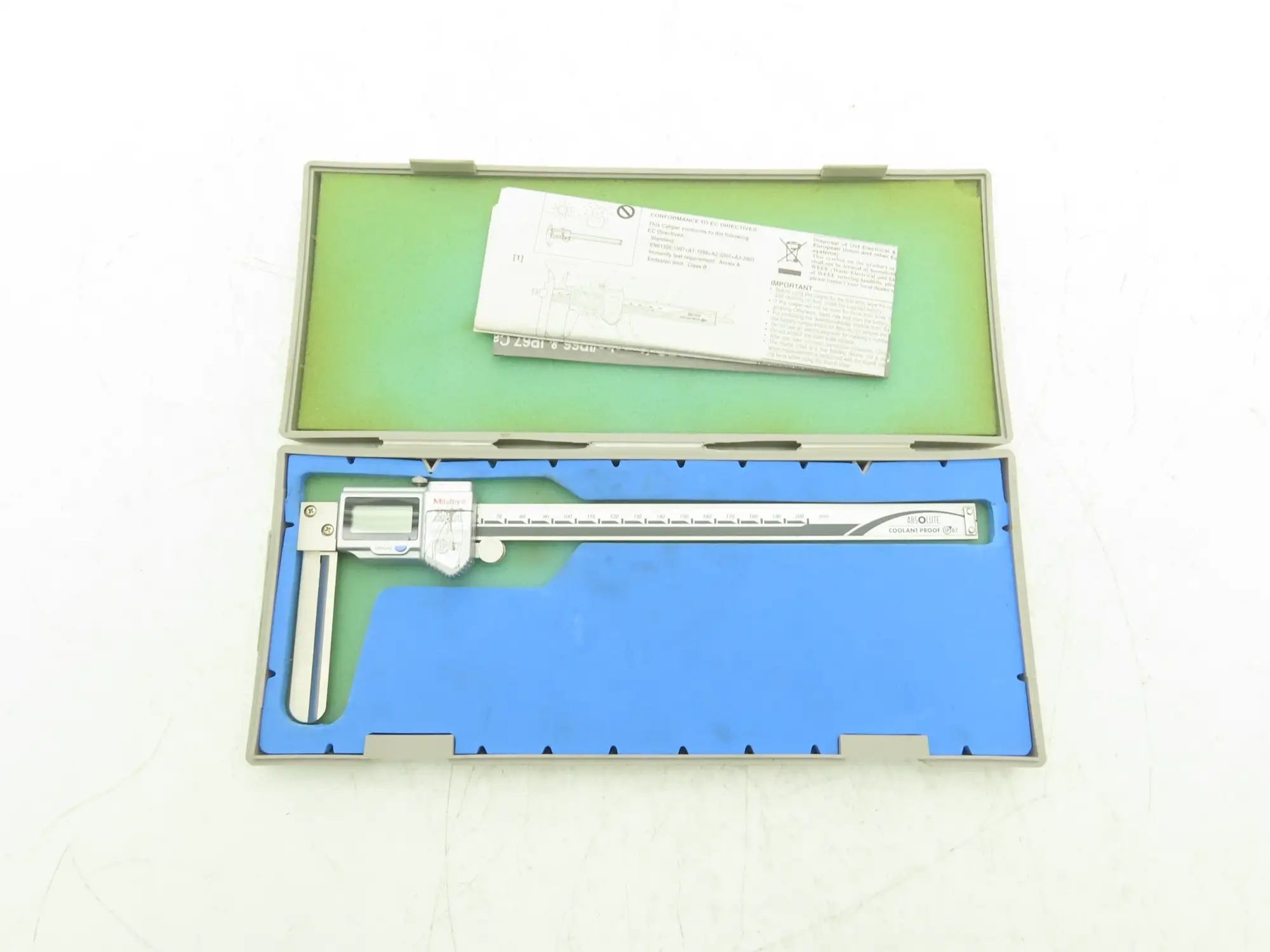 Mitutoyo NTD14-20PMX Knife Edge Inside Caliper 10-200mm 0.01mm Metric Digital