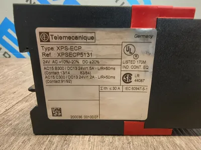 Telemecanique XPS-ECP Safety Relays | ESS Industrial Equipment Sales (8)