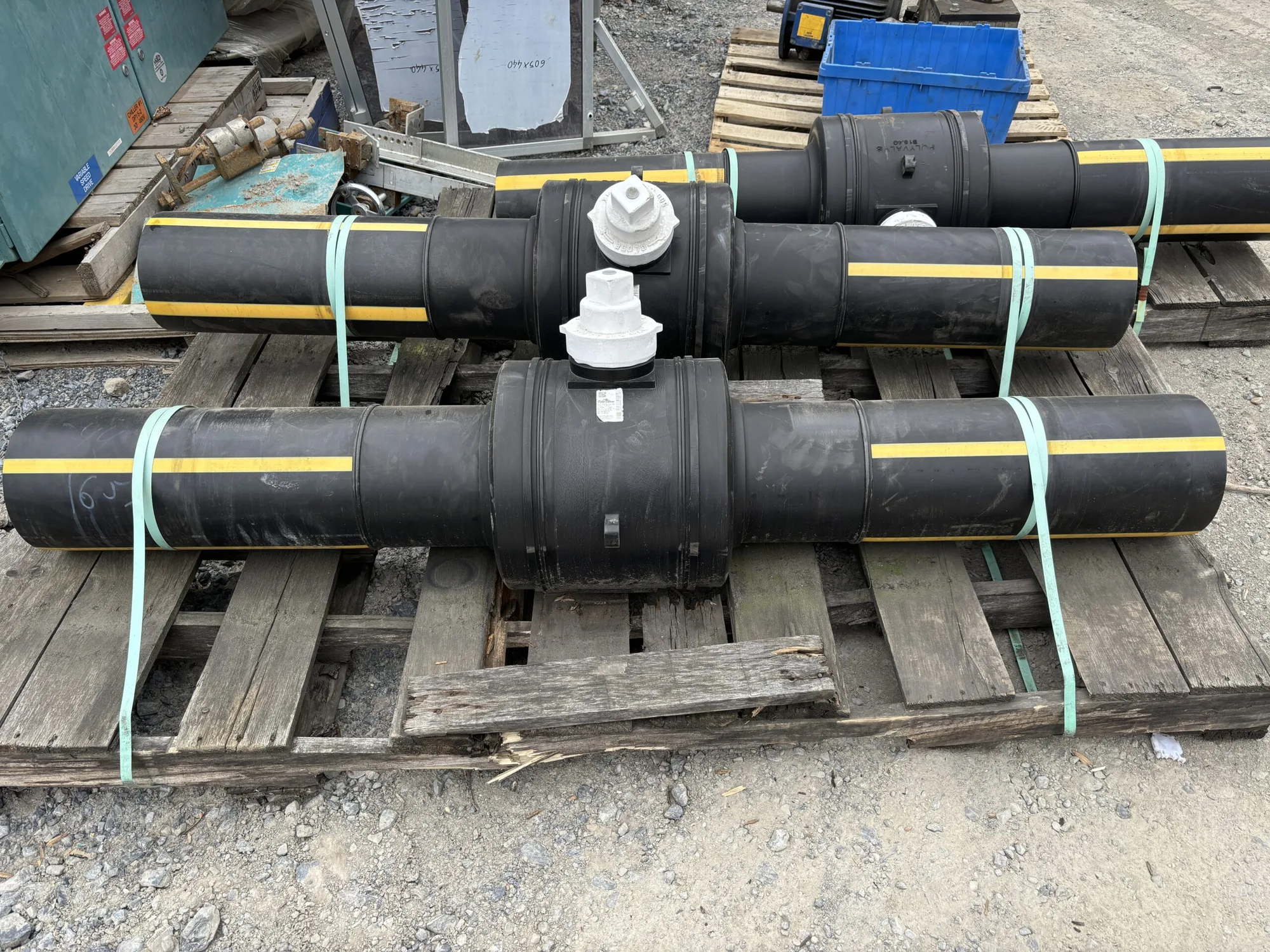 Polyvalve  8-89111-P20 poly gas valve 8” SDR
