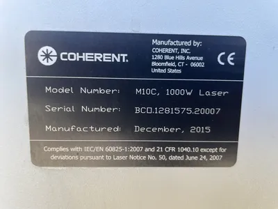 2015 COHERENT META 10C LASER, CUTTING | Wheeler Machinery Sales (3)