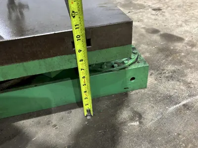 36" X 48" GIDDINGS & LEWIS AIR LIFT ROTARY TABLE: STOCK #23587
