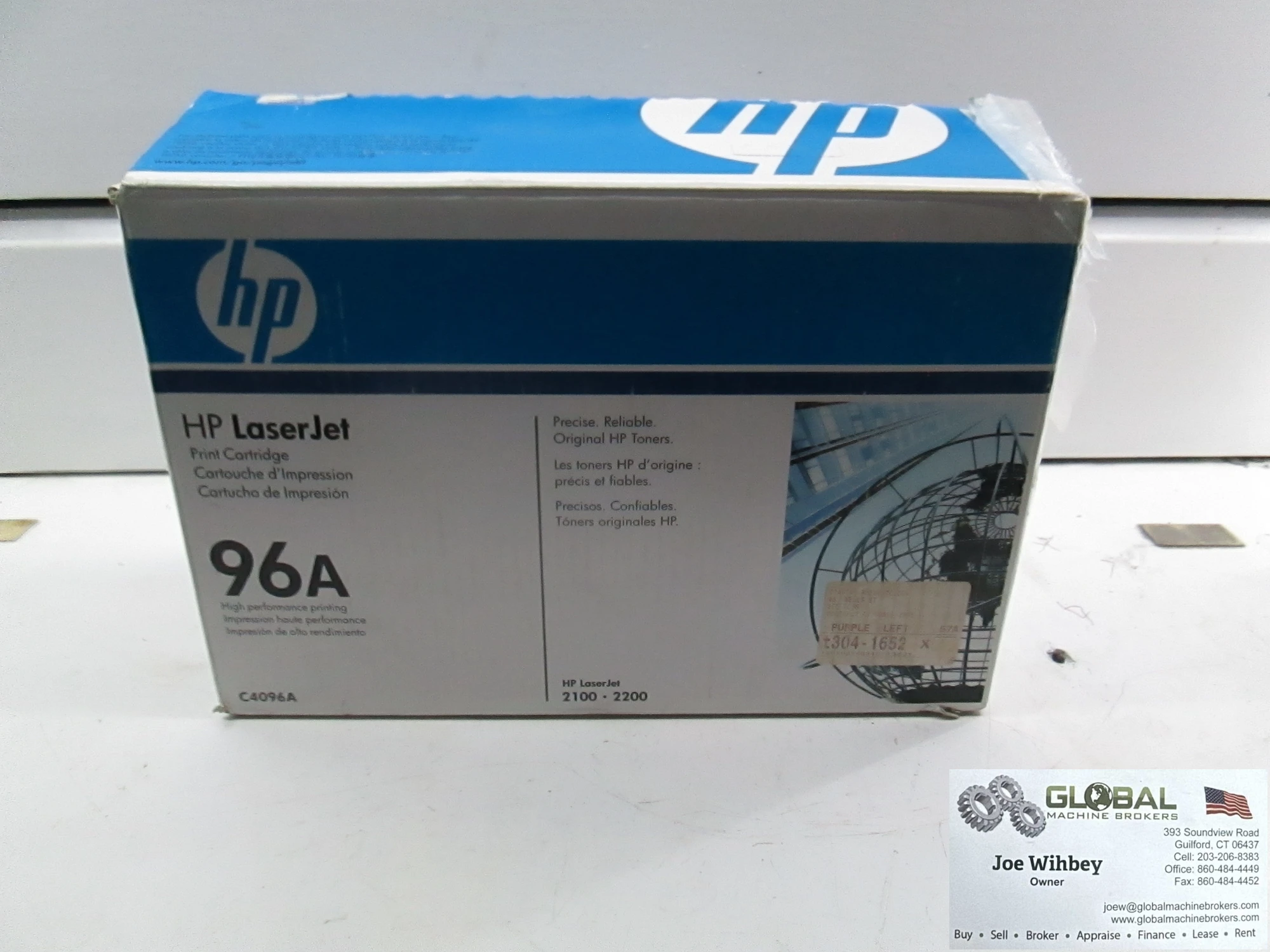 HP 96A Purple Print Cartridge for Hp Laser Jet 2100, 2200