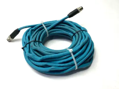 USED LUMBERG AUTOMATION DOUBLE-ENDED CORDSET M12 M TO M 900004049