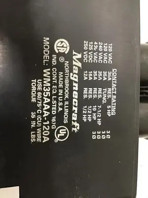 USED MAGNECRAFT WM35AAA-120A