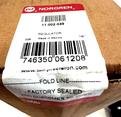 NEW NORGREN 11-002-049 REGULATOR 400PSIG 11002049