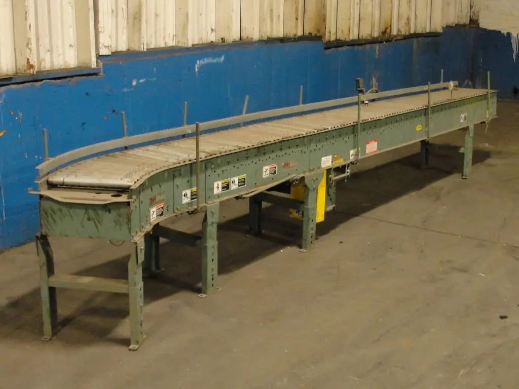 SPC8840  Conveyor 14.5" wide x 165" long size Hytrol powered roller conveyor CS