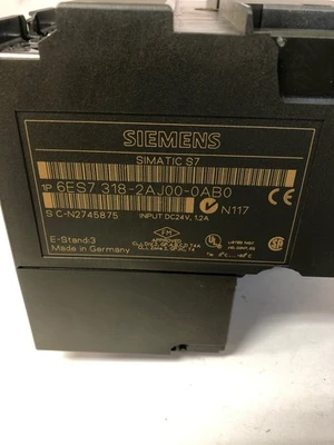 SIEMENS 6ES7318-2AJ00-0AB0 CPU318-2 Simatic S7 Prozessor Modul Mpi/ Dp 512KB