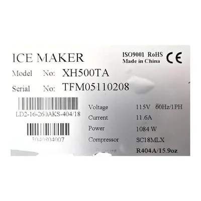 USED VEVOR XH500TA
