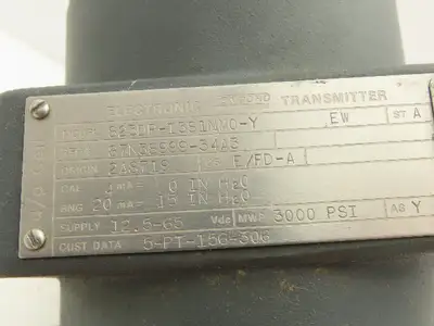 Foxboro 823DP-I3S1NM0-Y Electronic Pressure Transmitter 12.5-65VDC 3000PSI