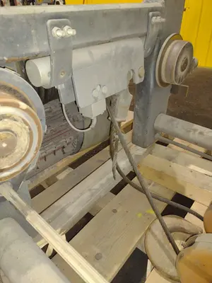 10 TON STAHL SINGLE-GIRDER OVERHEAD CRANE CABLE HOIST & POWER TROLLEY: STOCK #19748