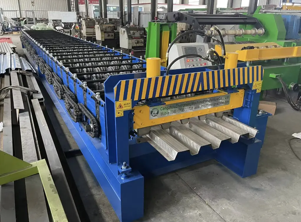Steel Deck Roll Forming Machine in Nicaragua