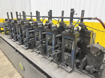 9 STAND x 2" YODER M2 ROLLFORMER, 6 STAND & 3 STAND BASE: YOBRO #24317