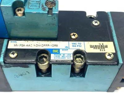 MV-P2A-AADB-DM-DFFP-1DR9 | MAC Valves  Solenoid Valve VAC to 150psi - Used