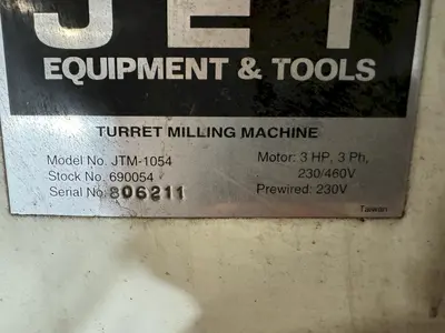 USED JET JTM-1054