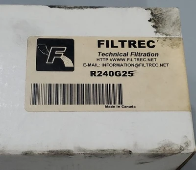 *NEW* Filtrec R240G25 Hydraulic Technical Filtration ABI-E + Warranty!