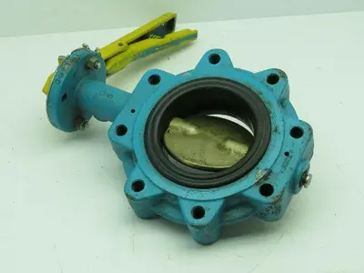 Grinnell LC-8281-3 Iron Bronze Flanged Butterfly Valve