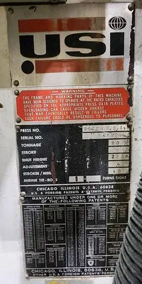 USED U.S.I 90 TON O.B.I.