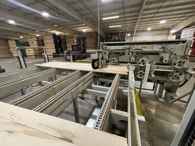 Weinig Optisaw System with Luxscan Combiscan and 3 Opticut 450 Quantum